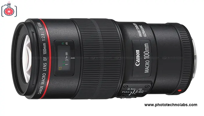Canon EF 100mm f/2.8L IS USM Macro Best lens for product photography in 2023.