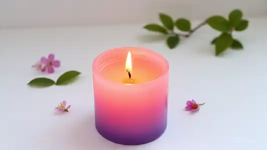 Candle product photography