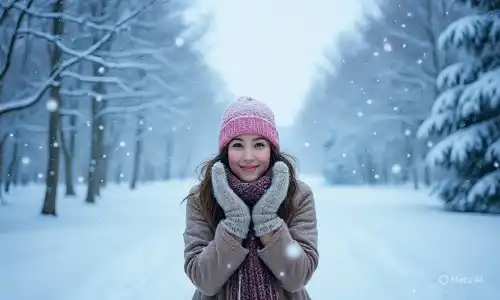 instagram snow poses