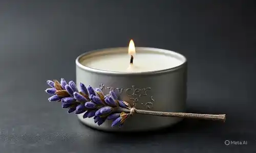 minimalist candle product photography