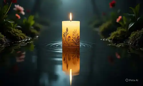 styling candle product photography